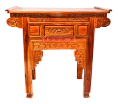 Bàn thờ gia tiên gỗ tràm 106x117x60