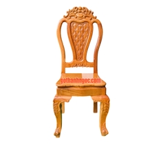 Bộ bàn ăn 6 ghế gỗ bên mặt liền 3cm BA08