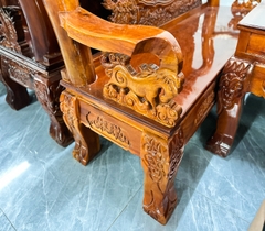 Bộ ghế mã đáo thành công giá rẻ tay 12 gỗ tràm 6 món