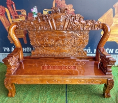 Bộ salon mã đáo thành công VIP 6 món tay 12 gỗ tràm TNM01