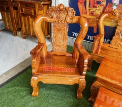 Bộ ghế salon rồng bát tiên VIP 6 món tay 12 gỗ tràm TNB110