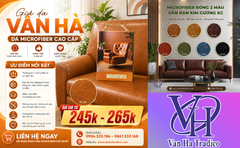 Da microfiber từ Giả da Vân Hà - Mùa đông không lạnh, mùa hè không bí