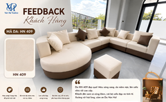 Feedback chủ xưởng nội thất - Khách hàng khen mã da Microfiber HN 409