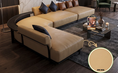 Sofa bọc da Microfiber HN 408 từ Giả da Vân Hà - Lên thành phẩm quá đẹp