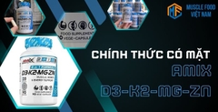 Amix D3-K2-Mg-Zn 90 Viên Chính Thức Có Mặt Tại Muscle Food Việt Nam