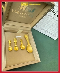 Thìa vàng rồng vàng 24k bản 0.13 chỉ