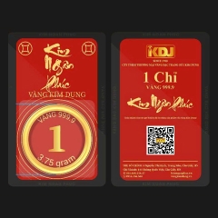 Nhẫn 1 chỉ tròn trơn ép vỉ Kim Ngân Phúc bản vị