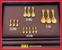 Thìa vàng rồng vàng 24k bản 1 chỉ