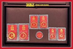 Nhẫn 0.2 chỉ tròn trơn ép vỉ Kim Ngân Phúc bản vị