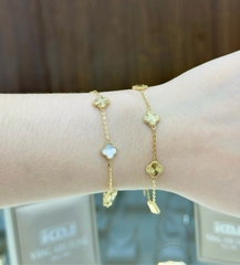 Lắc tay cỏ 4 lá phong cách cổ điển,sang trọng