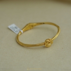 Lắc Tay Hoa Hồng 24K