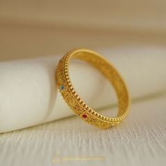 Lắc Tay Nữ Hoạ Tiết Cổ Điển 24k