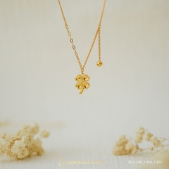 Dây chuyền Cỏ 4 Lá 24k