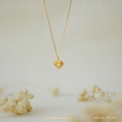 Dây chuyền Trái Tim Yêu Thương 24k