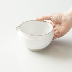 Bát ORIGAMI Katakuchi chawan sứ Liston cao cấp để pha matcha (100% Made in Japan)