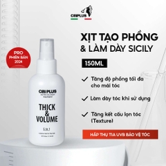 CINPLUS |  Xịt Làm Dày & Phồng Tóc | SICILY 1504 Thick & Volume