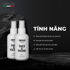 CINPLUS |  Xịt Làm Dày & Phồng Tóc | SICILY 1504 Thick & Volume