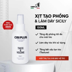 CINPLUS |  Xịt Làm Dày & Phồng Tóc | SICILY 1504 Thick & Volume