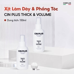 CINPLUS |  Xịt Làm Dày & Phồng Tóc | SICILY 1504 Thick & Volume
