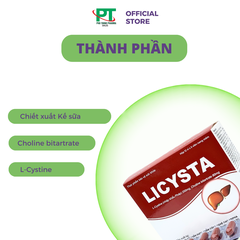 THỰC PHẨM BẢO VỆ SỨC KHỎE LICYSTA