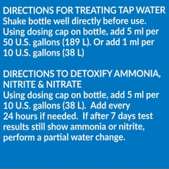 API - Aqua Essential - Khử clo, cloramin, kim loại nặng, NH3, NO2, NO3