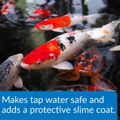 API - Stress Coat Pond  - Giảm stress, khử độc nước cho cá nước ngọt & mặn, tép
