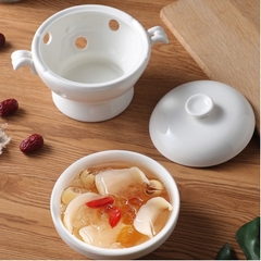 Bát sứ hâm nóng và giữ ấm thức ăn bằng cồn hoặc nến