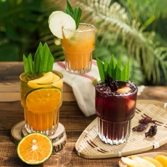 Ly 2 tầng đáy sọc pha lê 250ml, 320ml, ly thủy tinh chịu nhiệt uống nước, cafe