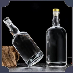 Chai thủy tinh đựng rượ.u 500ml cổ bầu