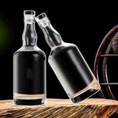 Chai thủy tinh đựng rượ.u 500ml cổ bầu