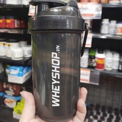 Bình lắc Smart Shaker WHEYSHOP 600ml (2 ngăn)