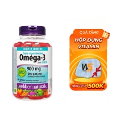 Webber Naturals Triple Strength Omega-3 with CoQ10 900mg (80 viên)