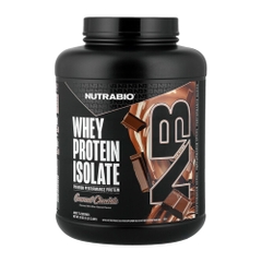 NutraBio Whey Protein Isolate 5Lbs (74 Servings)