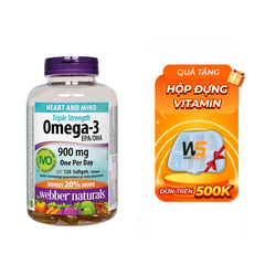 Webber Naturals Omega 3 Triple Strength (120 viên)