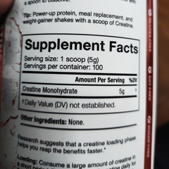The Curse Micronized Creatine Monohydrate (500g)