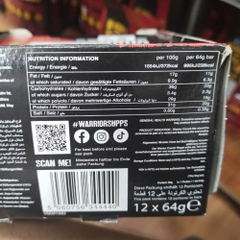 Bánh Protein Warrior Crunch Protein Bar (64g)