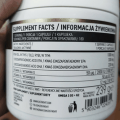 Ostrovit Omega-3 D3+K2 (180 viên)