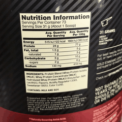 100% Whey Gold Standard 5Lbs (2.3kg)