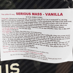 Serious Mass 12Lbs (5.4kg)