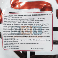 [ THANH LÝ ] Muscle Mass Gainer 12Lbs (5.4kg)