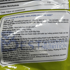 VitaXtrong 100% Pure Creatine 5000 (500g)
