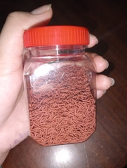 Thức Ăn Cám Trùn Huyết Sấy Khô 50g Bổ Sung Đạm Cho Cá Betta, Cá Cảnh, Cá Bảy Màu Dạng Sợi , Dạng Chỉ