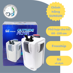 Lọc Thùng SunSun HW-702A HW-703A HW-704A Có Đèn UV, Lọc Ngoài Hồ Cá, Bể Thủy Sinh, Cá Cảnh
