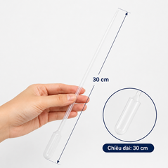 Ống Pipet Nhựa Dẻo | Ống Hút Artemia – Định Lượng Phân Thuốc Cá, Chất Bẩn