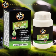 Men Vi Sinh Aquarium Care Làm Trong Nước, Khử Độc Nước Bể Cá 250ml