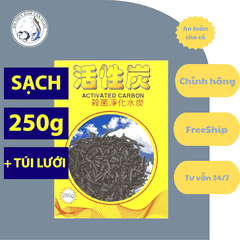 THAN HOẠT TÍNH LỌC NƯỚC HỒ CÁ 250GRAM