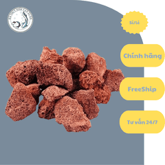 Đá Nham Thạch Đỏ Vật Liệu Lọc Hồ Cá, Trang Trí [10kg]