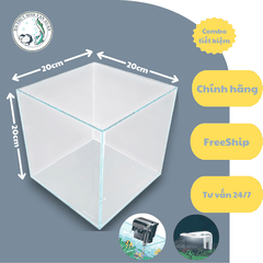 [FREESHIP HCM] Bể Cá Vuông 20 Hồ Cá Cubic Siêu Trong Nhập Khẩu PF-20 Perfect Aquarium