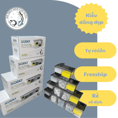 Lọc tràn SOBO AQ-15H / AQ-16H / AQ-17H / AQ-18H Tích Hợp Bơm, Vật Liệu Lọc, Nắp Chống Muỗi