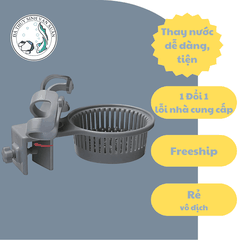 Kẹp Cố Định Ống Nước VOONLINE Có Giỏ – Giữ Ống Gọn Gàng, Hỗ Trợ Vệ Sinh Hồ Cá